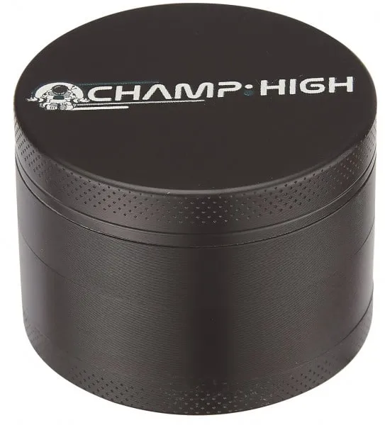 Champ High grinder metallo nero 4 parti 50 mm