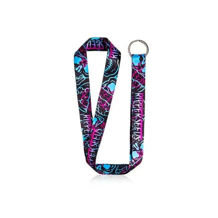 Ripper Seeds Neon Thin lanyard portachiavi neon