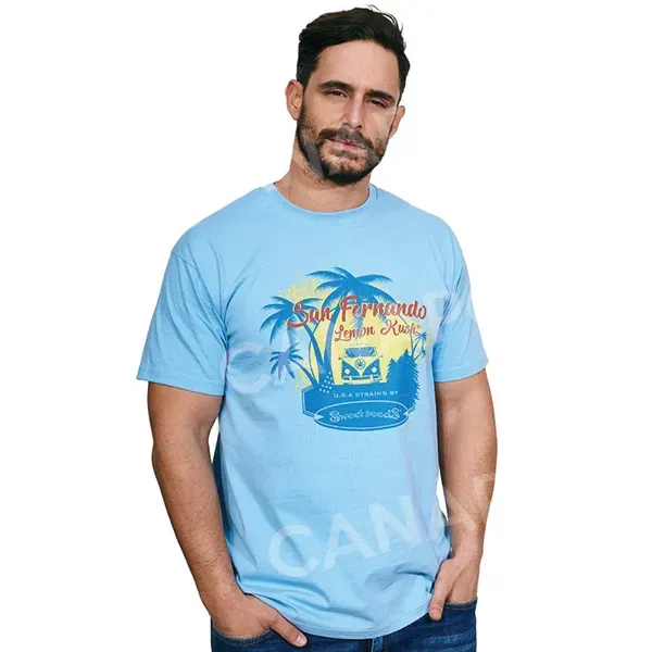 Sweet Seeds San Fernando Lemon Kush t-shirt uomo M azzurra