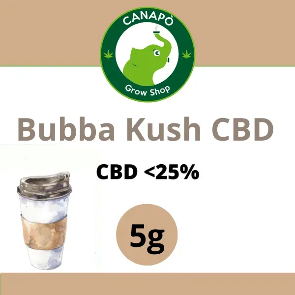 Canapo Bubba Kush CBD infiorescenze 5g indoor