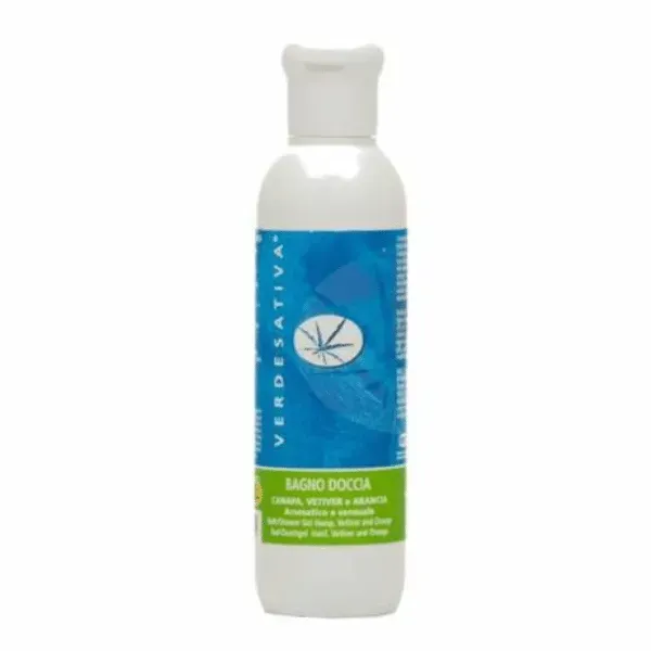 Verdesativa Vetiver Arancia bagnodoccia canapa 200ml pH neutro