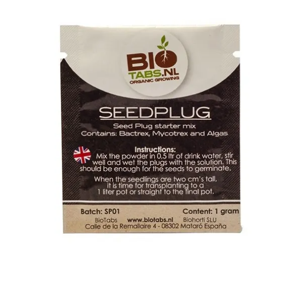 Biotabs Seedplugs kit germinazione 12 plug Startermix