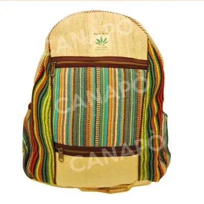Pure Hemp BS-ZC26-04 zaino canapa beige 30x45cm