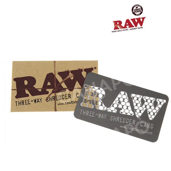 RAW Grinder Card grinder metallo formato carta di credito