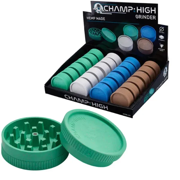 Canapo Champ High grinder canapa 2 parti 55 mm ecologico