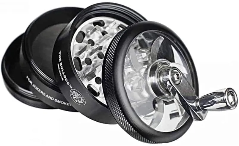 The Bulldog Amsterdam Swing grinder manovella nero