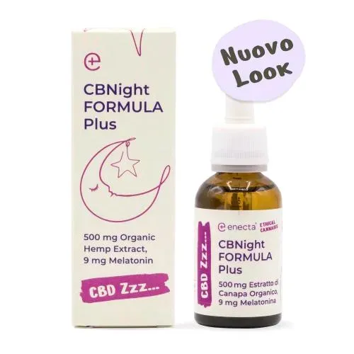Enecta CBNight Formula Plus olio CBD 30 ml notte