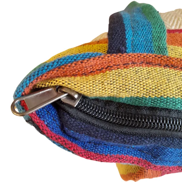 Himalayan Rainbow borsa canapa arcobaleno 36x33 cm