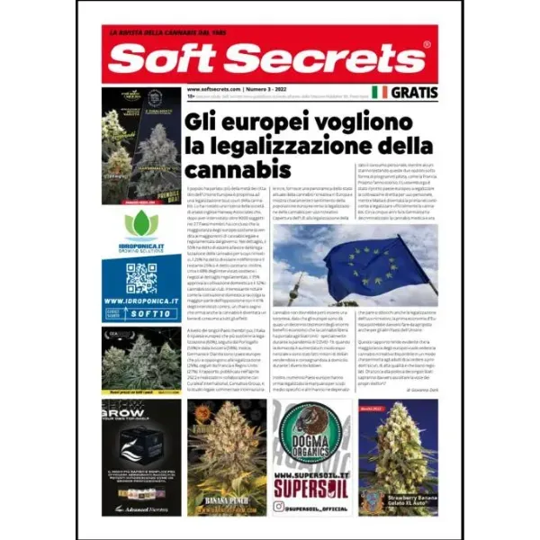 Soft Secrets n.3 2022 rivista coltivazione indoor
