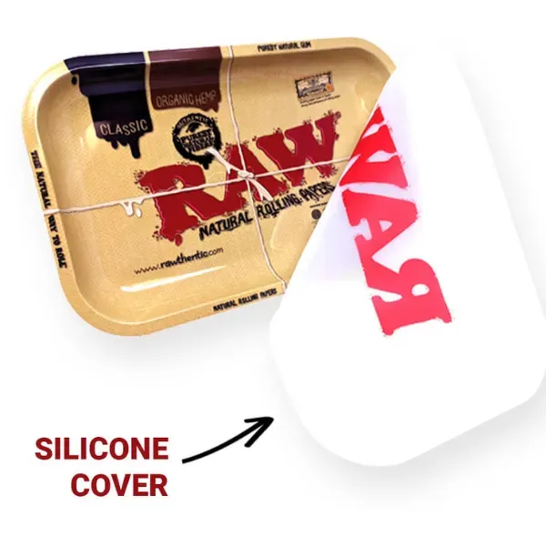 RAW Classic Dab vassoio metallo cover silicone antiaderente