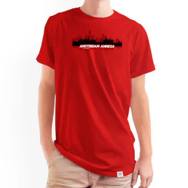 Dutch Passion Amsterdam Amnesia t-shirt rossa uomo L