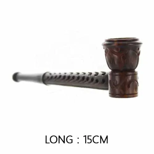 Pipa Banita SP-93 legno marrone 15 cm scolpita braciere staccabile
