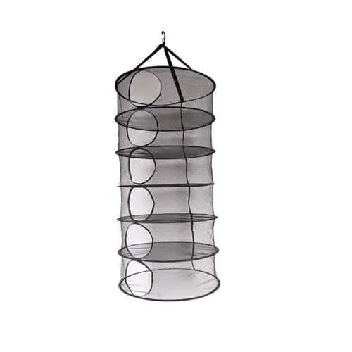 Airontek rete essiccatrice D 60 cm 6 ripiani nera