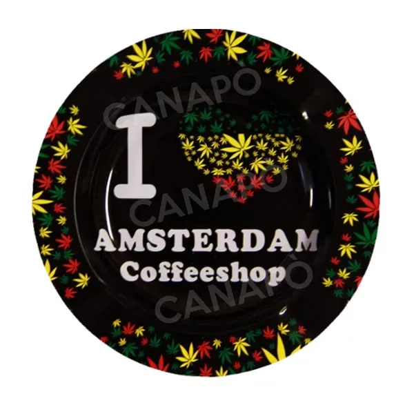 Canapo I Love Amsterdam posacenere metallo 14 cm