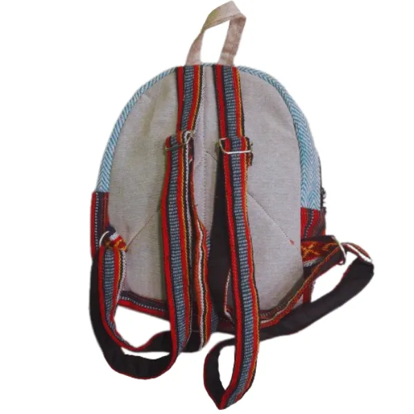 Himalayan zaino piccolo canapa tie dye modello B