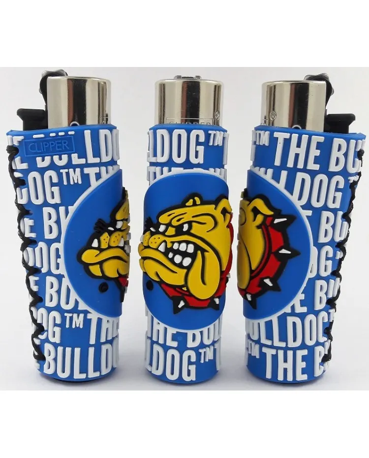 Clipper Large The Bulldog accendino cover gomma 1 pz