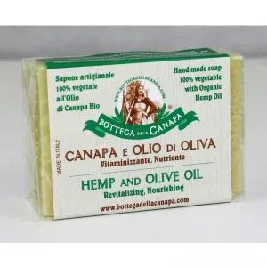 Bottega della Canapa sapone vegetale canapa e oliva 100 g