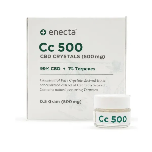 Enecta Cristalli CBD 99% Puri 0,5 g con Dosatore