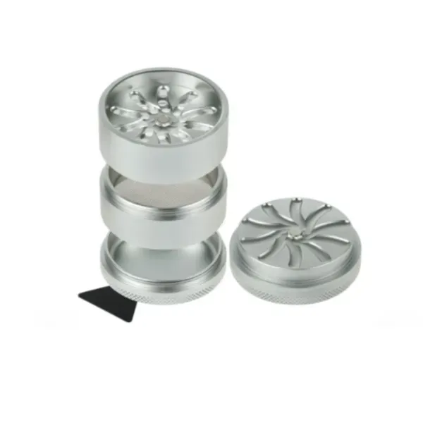 Masher grinder alluminio 4 parti senza lame pollinator