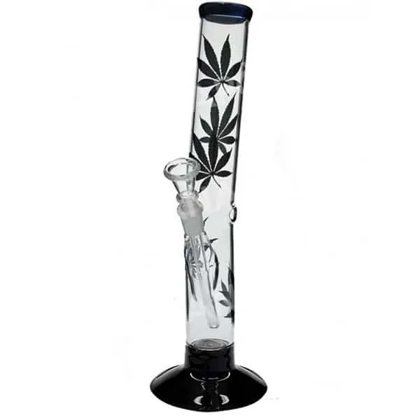 Multi Leaf Hangover Black Edition bong in vetro 30 cm