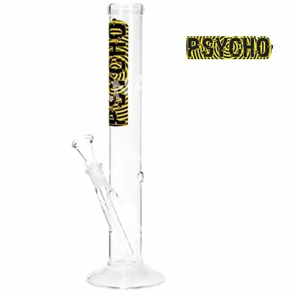 Psycho Glass bong in vetro 32 cm diametro 40 mm