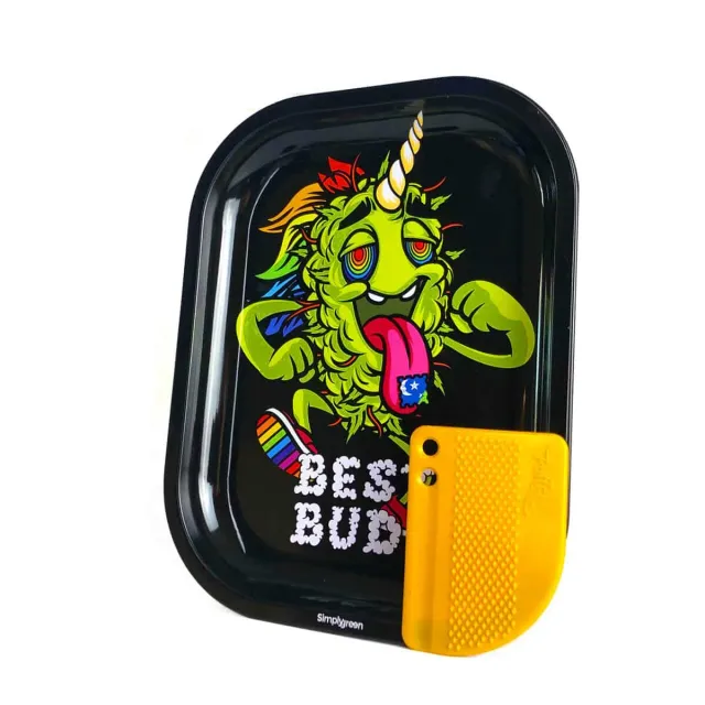 Best Buds LSD Vassoio per Rollare Small con spatola