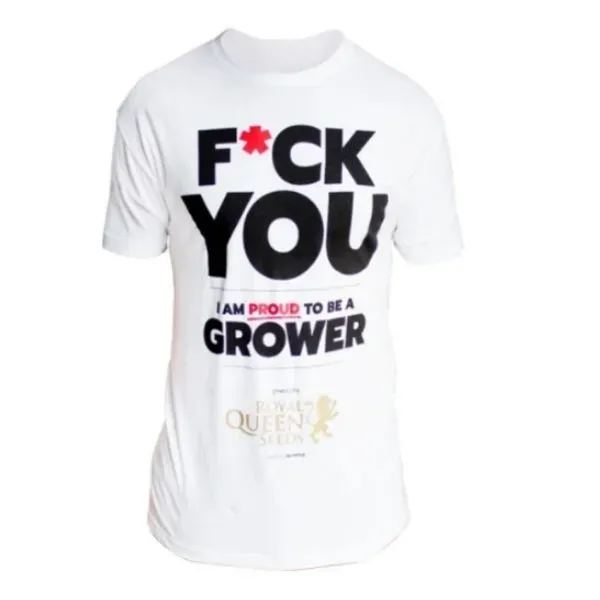 Royal Queen Seeds F*ck You maglietta bianca cotone L