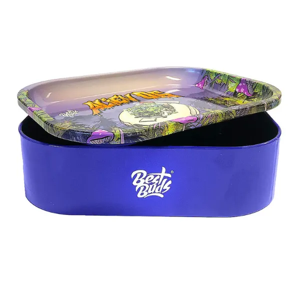 Best Buds Alien OG mistiera metallo small con box 14x18cm