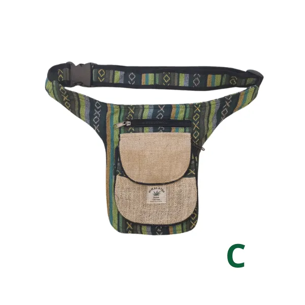 Himalayan HB67 marsupio laterale canapa unisex regolabile