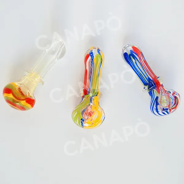 Bizzef Biming pipa in vetro colorata 10 cm