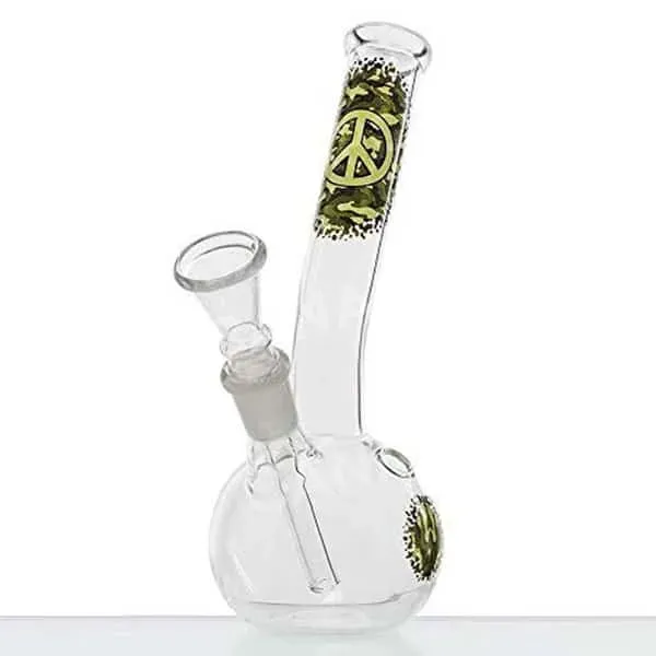 Greenline Peace bong vetro mimetico 18 cm camouflage