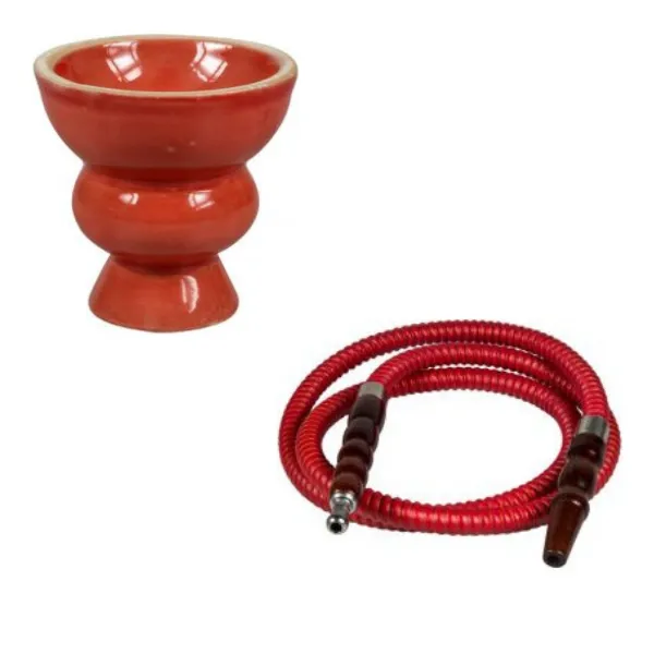 Narghilè vetro 2 tubi TWP-022 24 cm