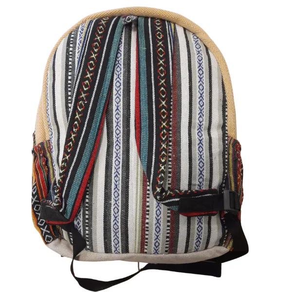 Himalayan Skull zaino in canapa teschio messicano 32x51x15