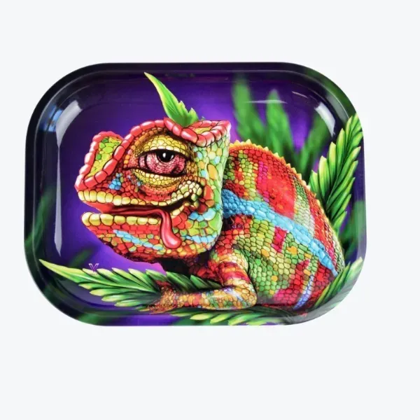 V-Syndicate Chameleon mistiera metallo 18x14cm con coperchio