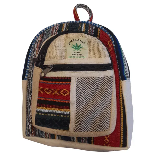 Himalayan zaino in canapa piccolo Nepal