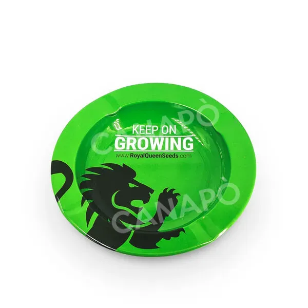 Royal Queen Seeds posacenere metallo verde 14 cm tavolo