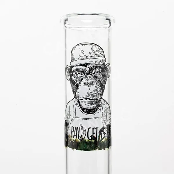 Greenline Monki bong in vetro 19 cm trasparente kickhole