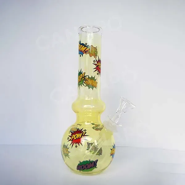 Red Eye Glass Comic Book Rainbow bong vetro 20 cm