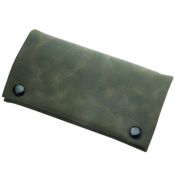 Champ French Pouch astuccio portatabacco pelle scamosciata zip