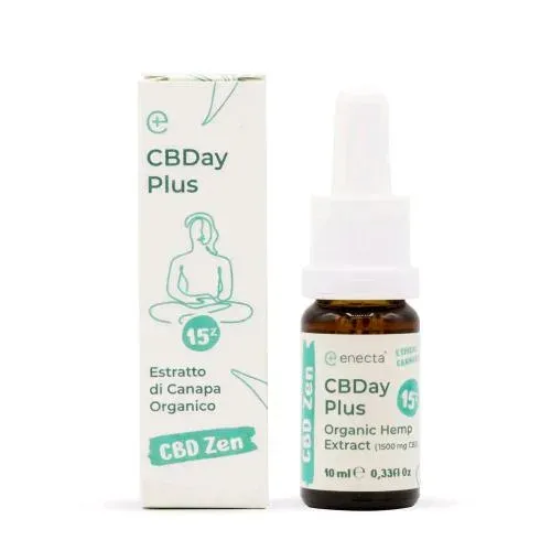 Enecta CBDay Plus 15% olio CBD 10 ml full spectrum
