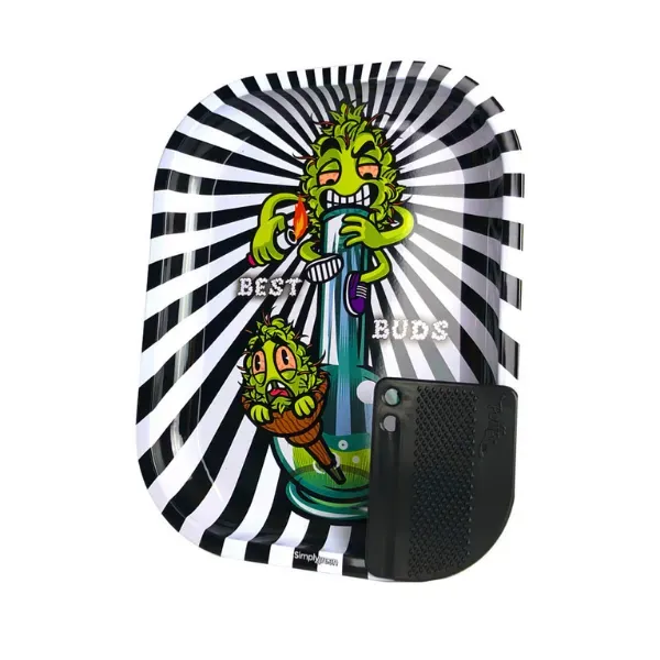 Best Buds Smoke Me Small vassoio metallo 18,5 cm
