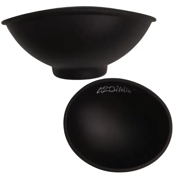 420 Italia Mistiera Silicone ciotola rollare nera