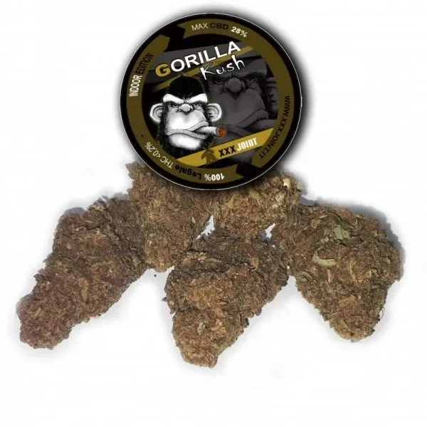 XXX Joint Gorilla Kush infiorescenze CBD 28% barattolo 3 g