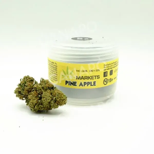 Cbdmarkets Pineapple infiorescenza CBD 22% 1g indoor