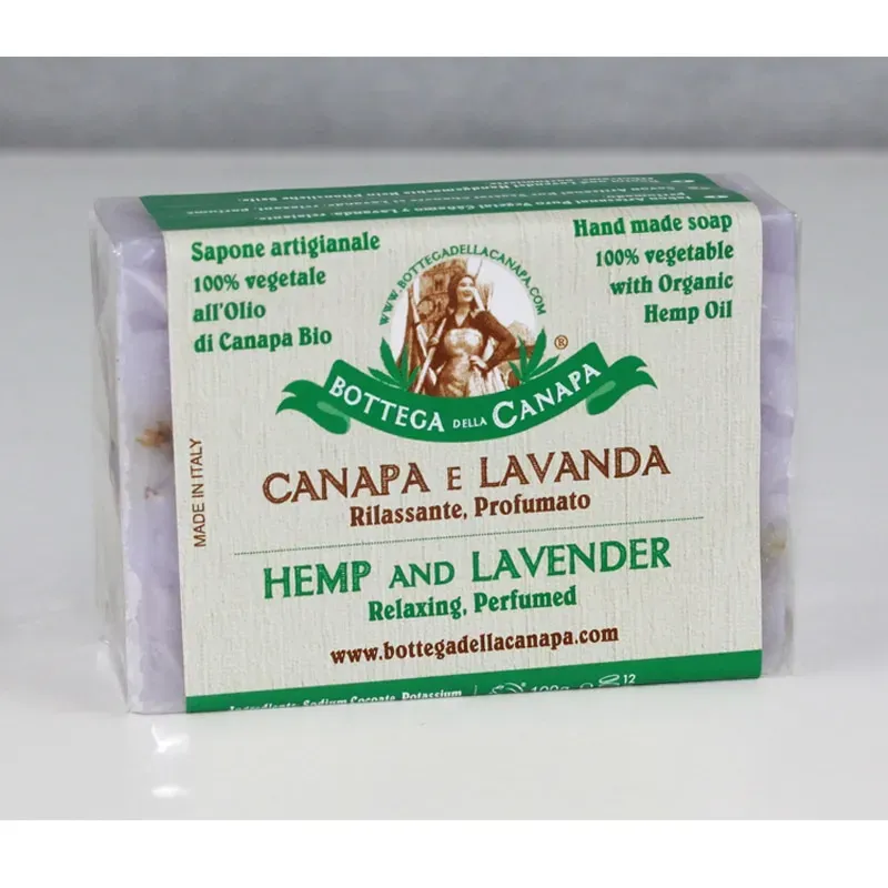 Bottega della Canapa Canapa e Lavanda sapone vegetale 100g