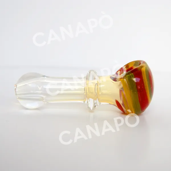 Bizzef Biming pipa in vetro colorata 10 cm