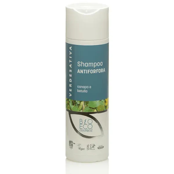 Verdesativa Canapa e Betulla shampoo antiforfora 200ml bio