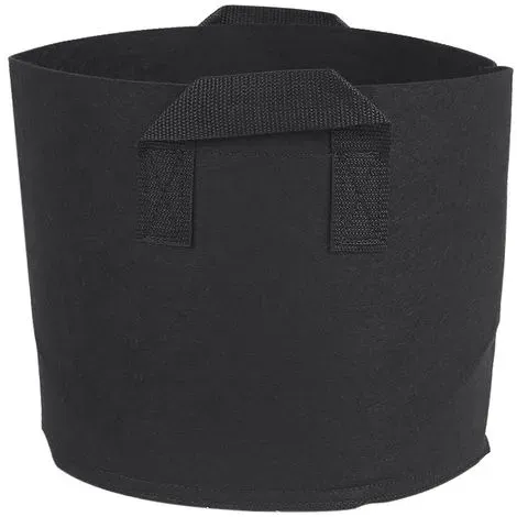 Canapo vaso in tessuto 25 litri nero antispiralizzazione