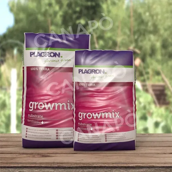 Plagron Growmix substrato fertilizzato 50L prefertilizzato 3 settimane