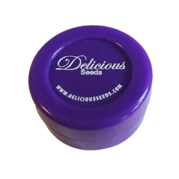 Delicious Seeds Silicone Jar contenitore silicone viola 3,5cm